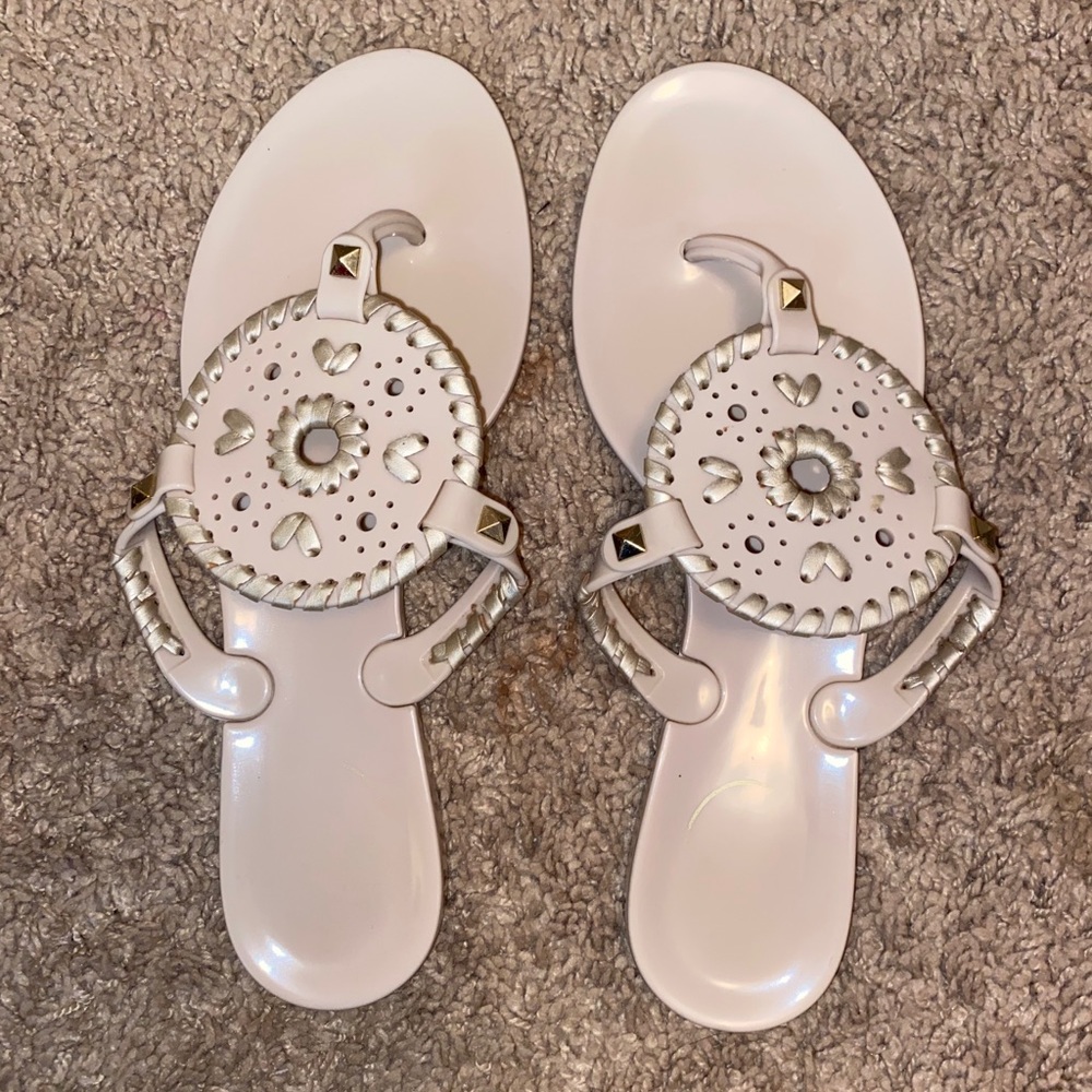Jack roger jelly flip flops